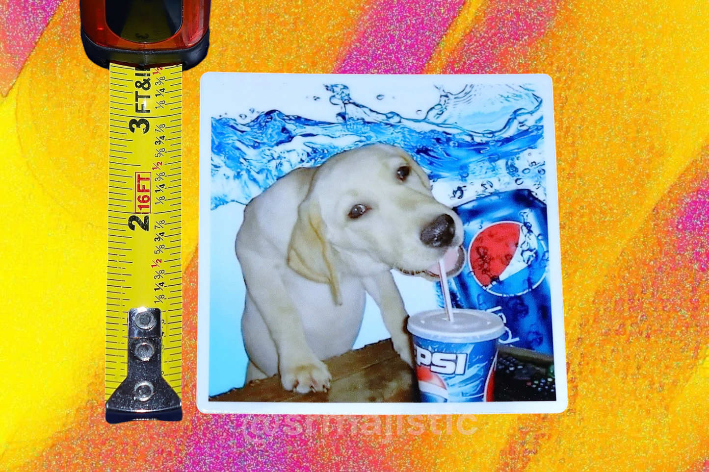 Pepsi Dog Meme Bumper Sticker