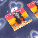 Jigsaw / Billy the Puppet Saw Character Collection of Flaming Pride Flags Handmade Earrings!