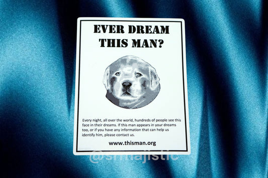 Do you know this Man? Puppy Dog Meme Bumper Sticker