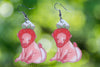 (READY TO SHIP) Sweet Strawberry Animal Handmade Earrings (collaboration with @saltnox)