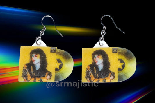 (READY TO SHIP) Conan Gray Found Heaven Vinyl Handmade Earrings!