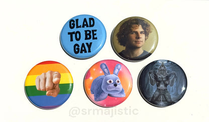 Various Silly Meme Buttons!