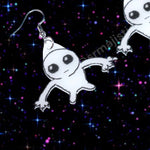 Autism Creature (tbh creature) Clawing Meme Funny Handmade Earrings!