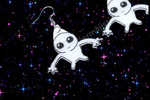 Autism Creature (tbh creature) Clawing Meme Funny Handmade Earrings!