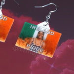 Ayo Edebiri Ireland Flaming Pride Flag Handmade Earrings!