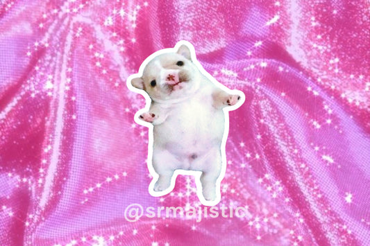 Pooby/ Oh Poor Thang Cute Dog Meme Bumper Sticker