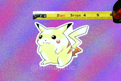 Classic Vintage Pikachu Bumper Sticker