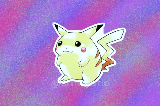 Classic Vintage Pikachu Bumper Sticker