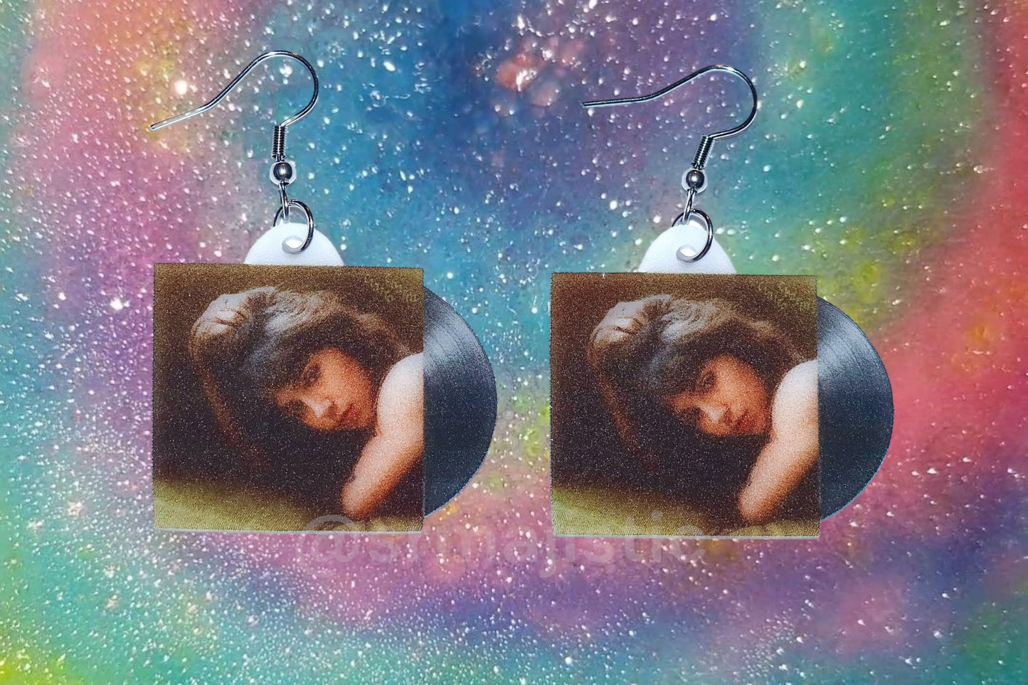 Clairo Charm Vinyl Album Handmade Earrings!