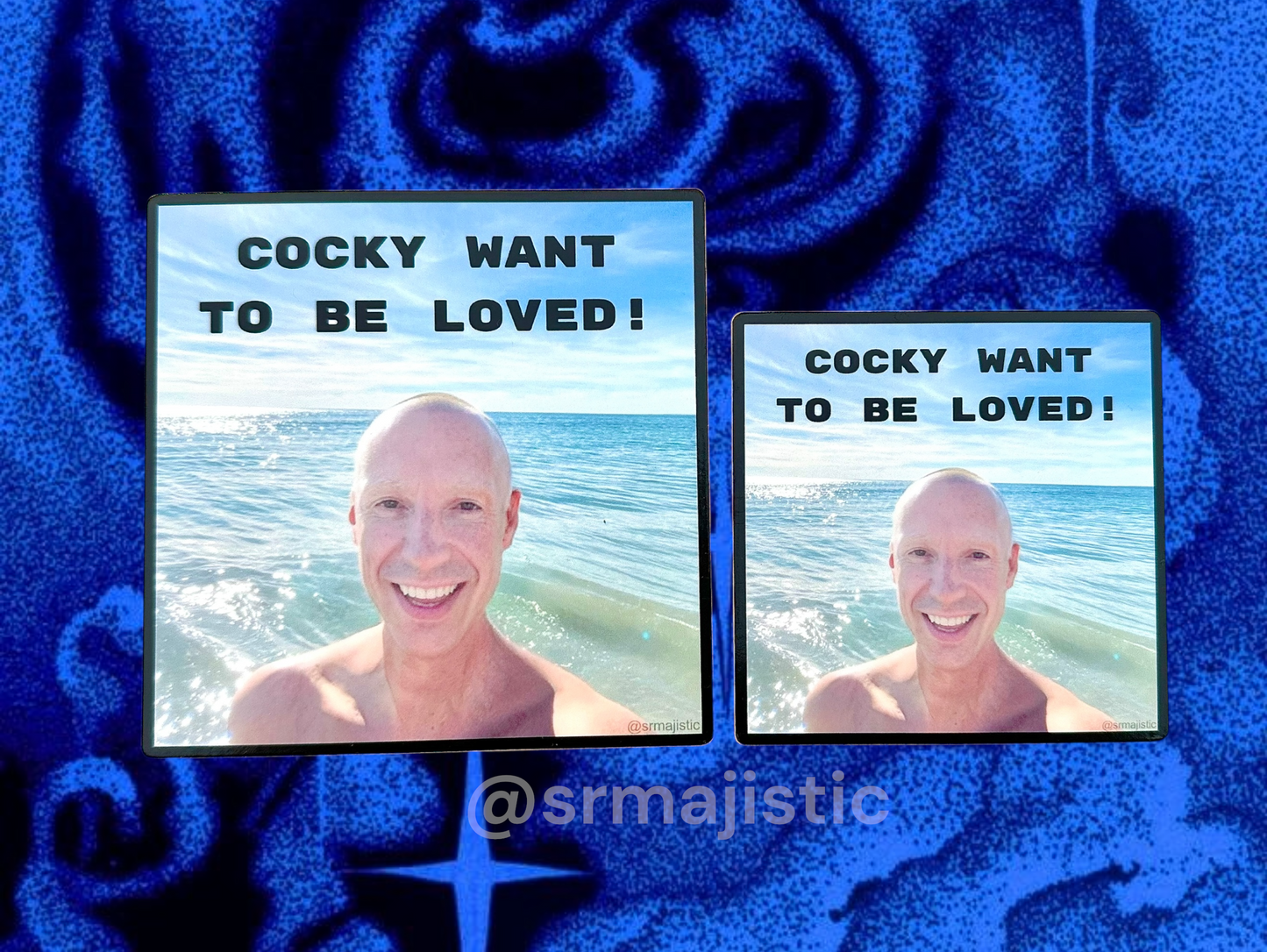 Dan Hentschel Cocky Want Boing Boing Meme Bumper Sticker