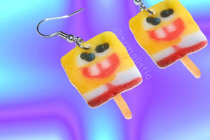 (READY TO SHIP) Melted Character Pospicles Funny Nostalgic Handmade Earrings!