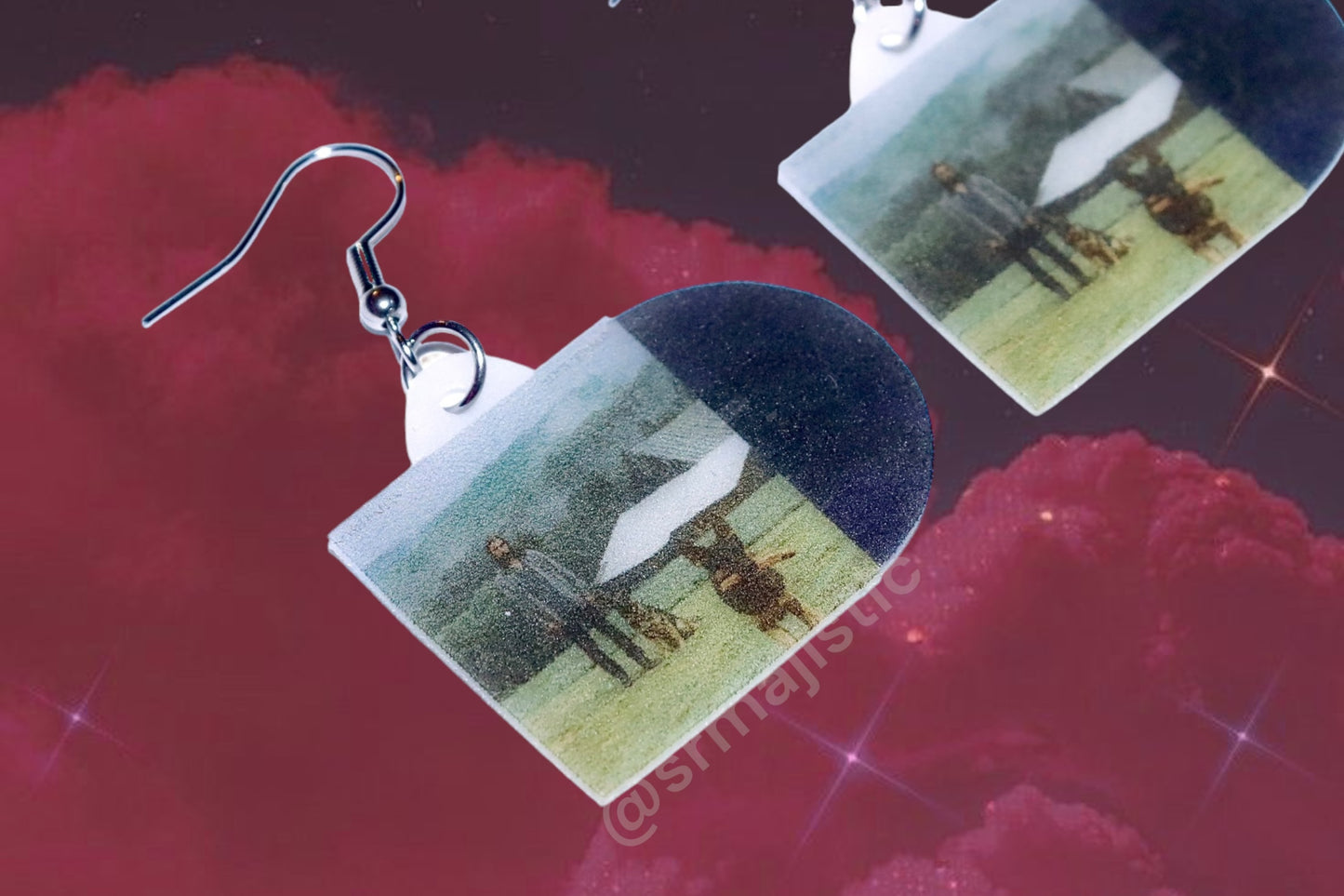 Noah Kahan Stick Season Vinyl Album Handmade Earrings!