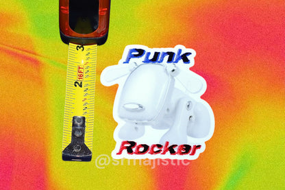 Cool Punk Rocker IDog Meme Bumper Sticker