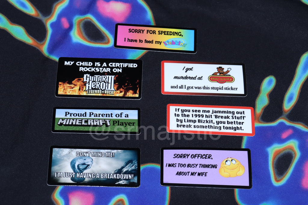MINI Cursed Silly Bumper Stickers