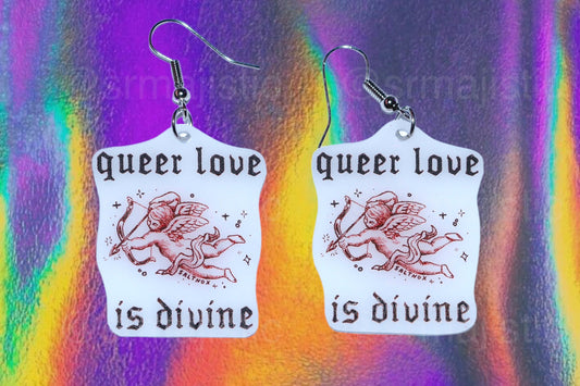 (READY TO SHIP) Alternative Pride Stylized Handmade Earrings (collaboration with @saltnox)