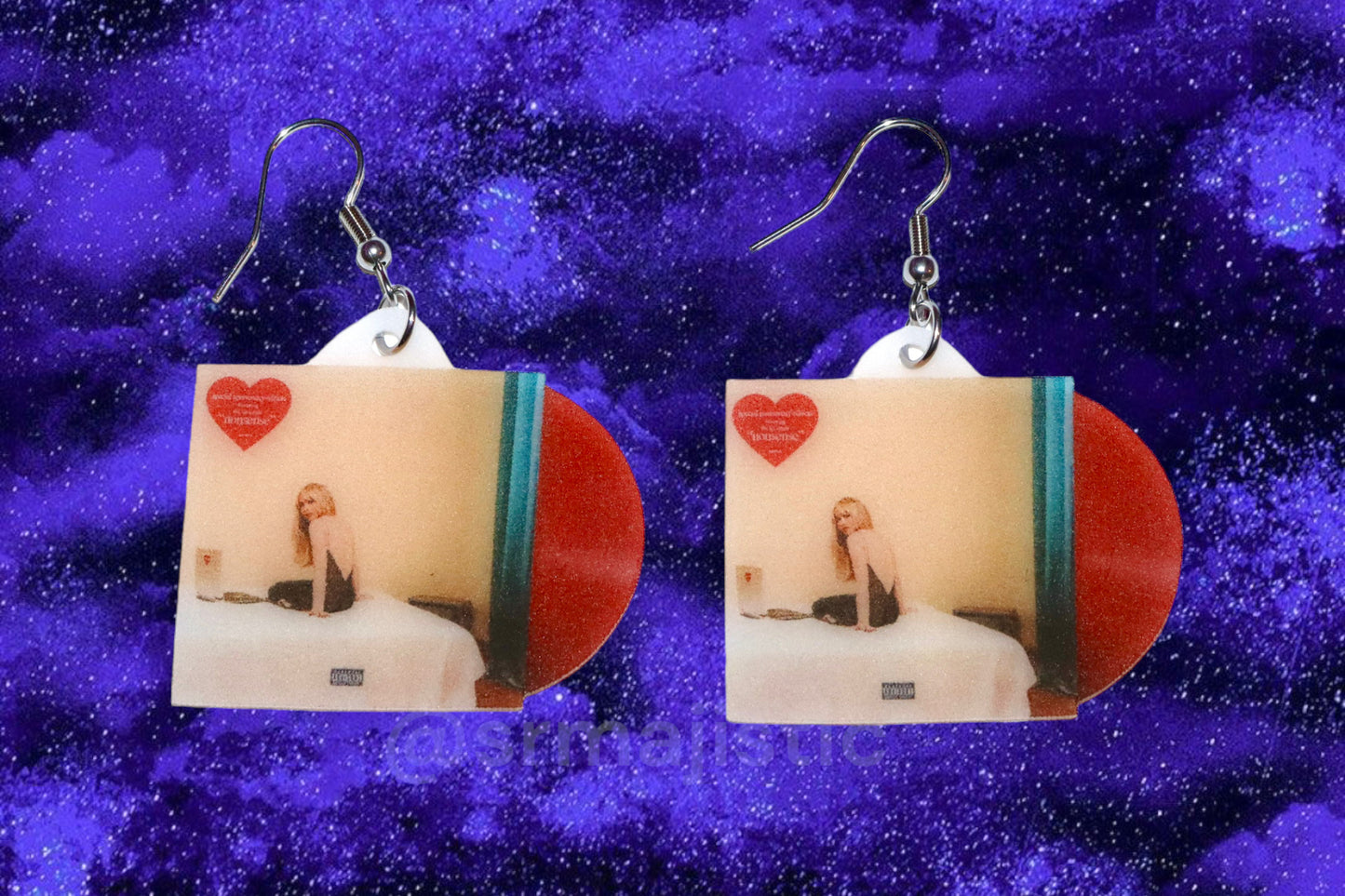 Sabrina Carpenter Emails I Can’t Send Vinyl Album Handmade Earrings!