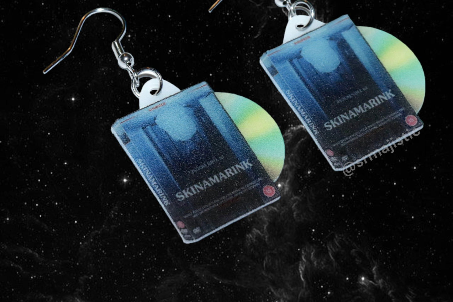 (READY TO SHIP) Skinamarink (2022) DVD 2D detailed Handmade Earrings!