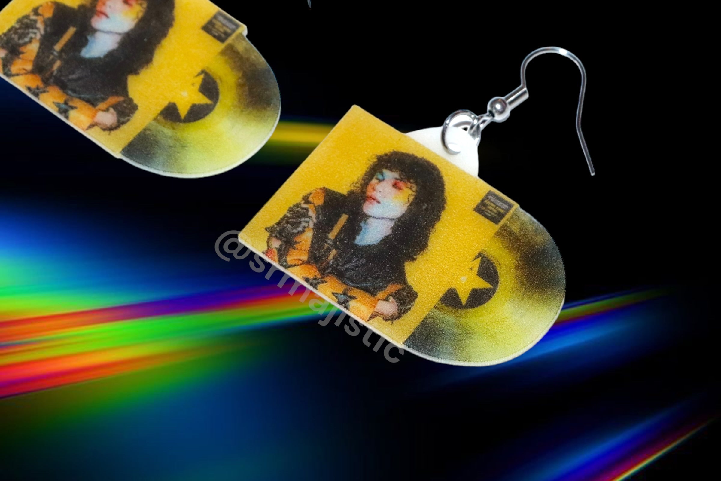 Conan Gray Found Heaven Vinyl Handmade Earrings!