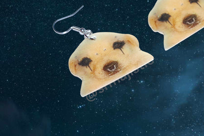 (READY TO SHIP) Gothchua (Goth Jotchua Dog) Funny Handmade Earrings!