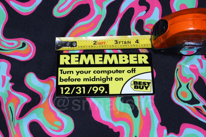 Y2K and VHS Retro Genre Tag Bumper Stickers!