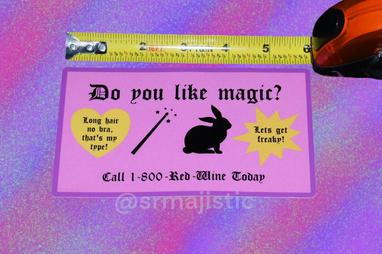 Chappell Roan Red Wine Supernova Magic Bumper Sticker