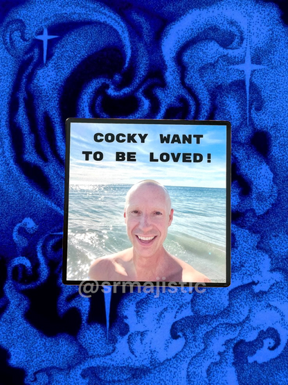 Dan Hentschel Cocky Want Boing Boing Meme Bumper Sticker