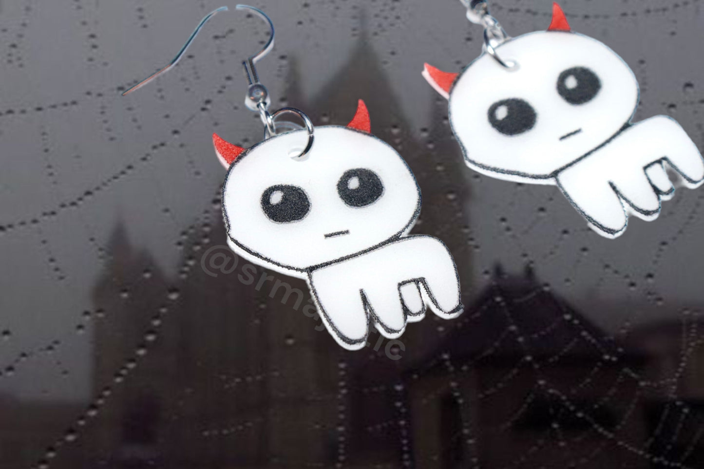(READY TO SHIP) Halloween Autism / TBH Creature Handmade Earrings!