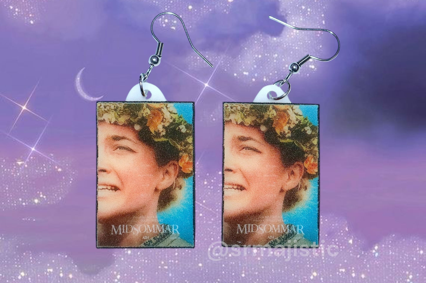 Midsommar Movie Poster Handmade Earrings!