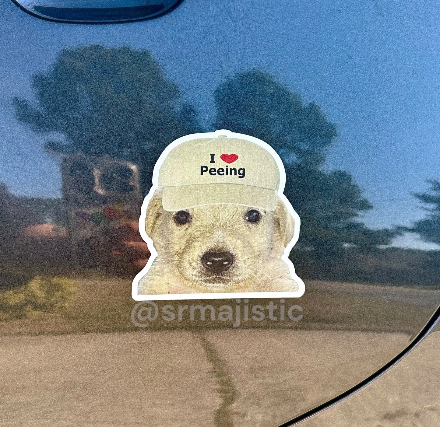 Jotchua Peeing Dog Meme Magnet