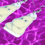 Moomin Cartoon Character Handmade Earrings!