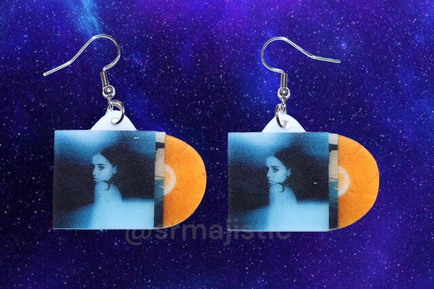 Samia Honey Vinyl Album Handmade Earrings!