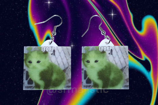 Collection of Alien Creatures Funny Meme Handmade Earrings!