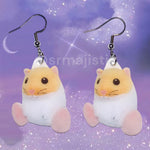Rick the Hamster Kirby Character Handmade Earrings!