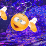 Cuckoo ‘Screw Loose’ Emoji Meme Handmade Earrings!