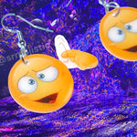 Cuckoo ‘Screw Loose’ Emoji Meme Handmade Earrings!