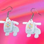 iDog Cute Nostaglic 2D Electronic Dog Handmade Earrings!