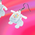 iDog Cute Nostaglic 2D Electronic Dog Handmade Earrings!