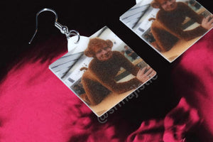 (READY TO SHIP) Ed Sheeran Gay Little Monkey Meme Handmade Earrings!