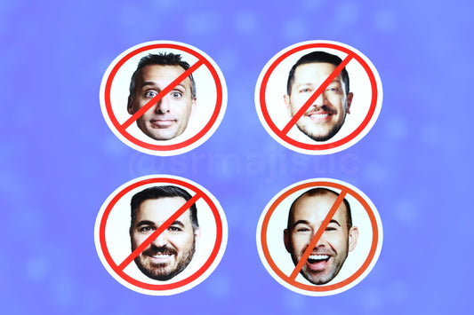 No Symbol Impractical Jokers Meme Bumper Stickers
