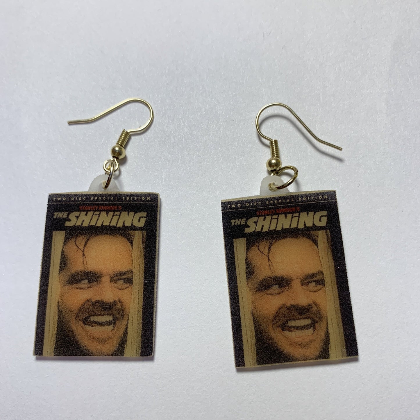 (READY TO SHIP) The Shining Movie Poster Handmade Earrings!