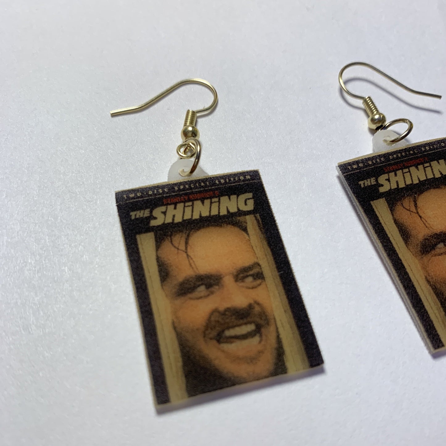(READY TO SHIP) The Shining Movie Poster Handmade Earrings!