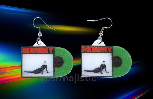(READY TO SHIP) Be Your Own Pet Mommy Vinyl Album Handmade Earrings!