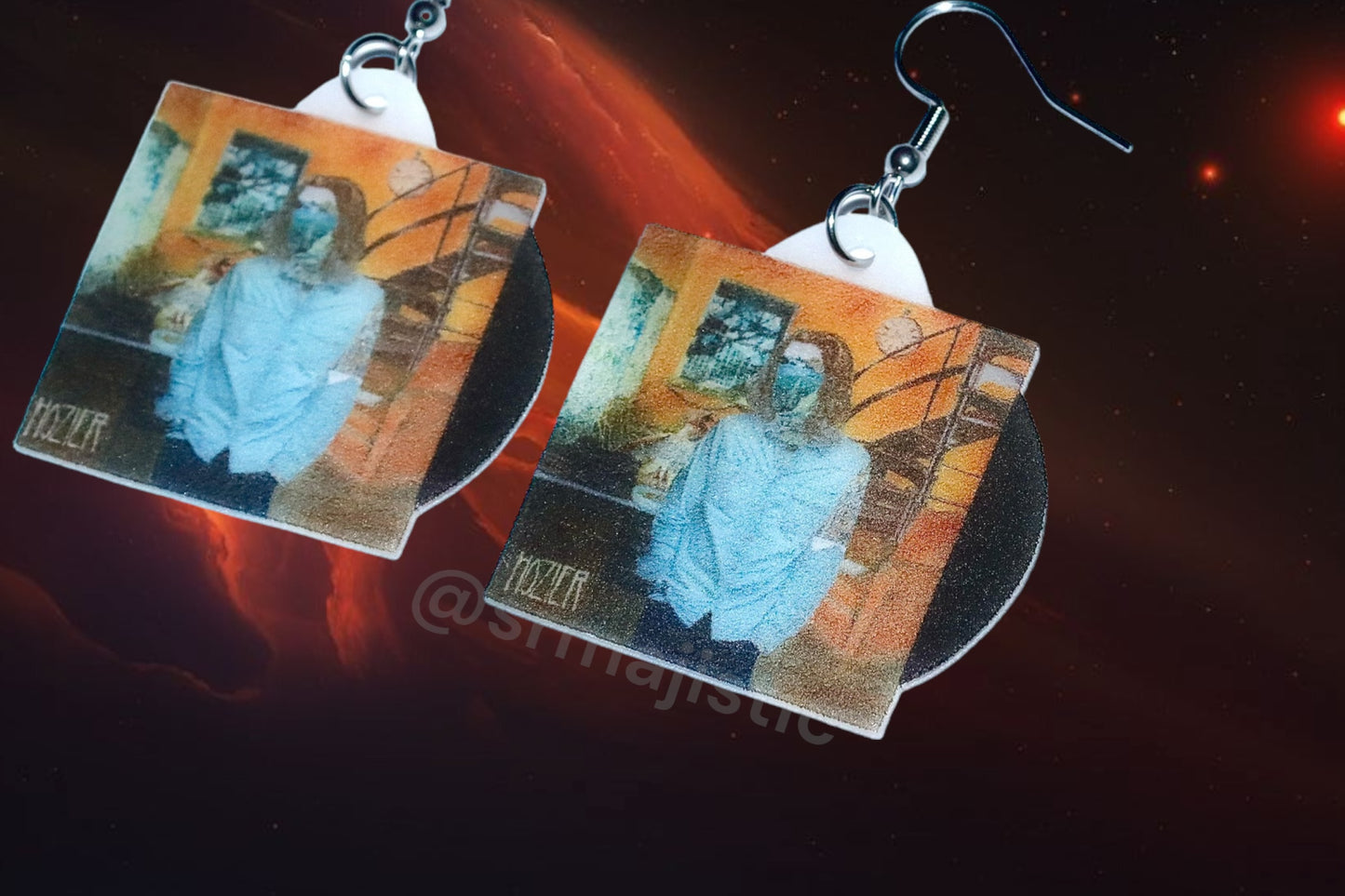 Hozier Self Titled Vinyl Album Handmade Earrings!