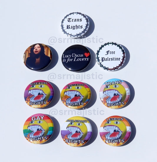 Miscellaneous Pride Buttons!