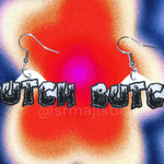 Butch and Femme Retro Flame Handmade Earrings!
