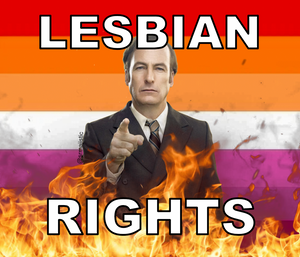 Bumper Stickers of Saul Goodman Better Call Saul Flaming Pride Flag