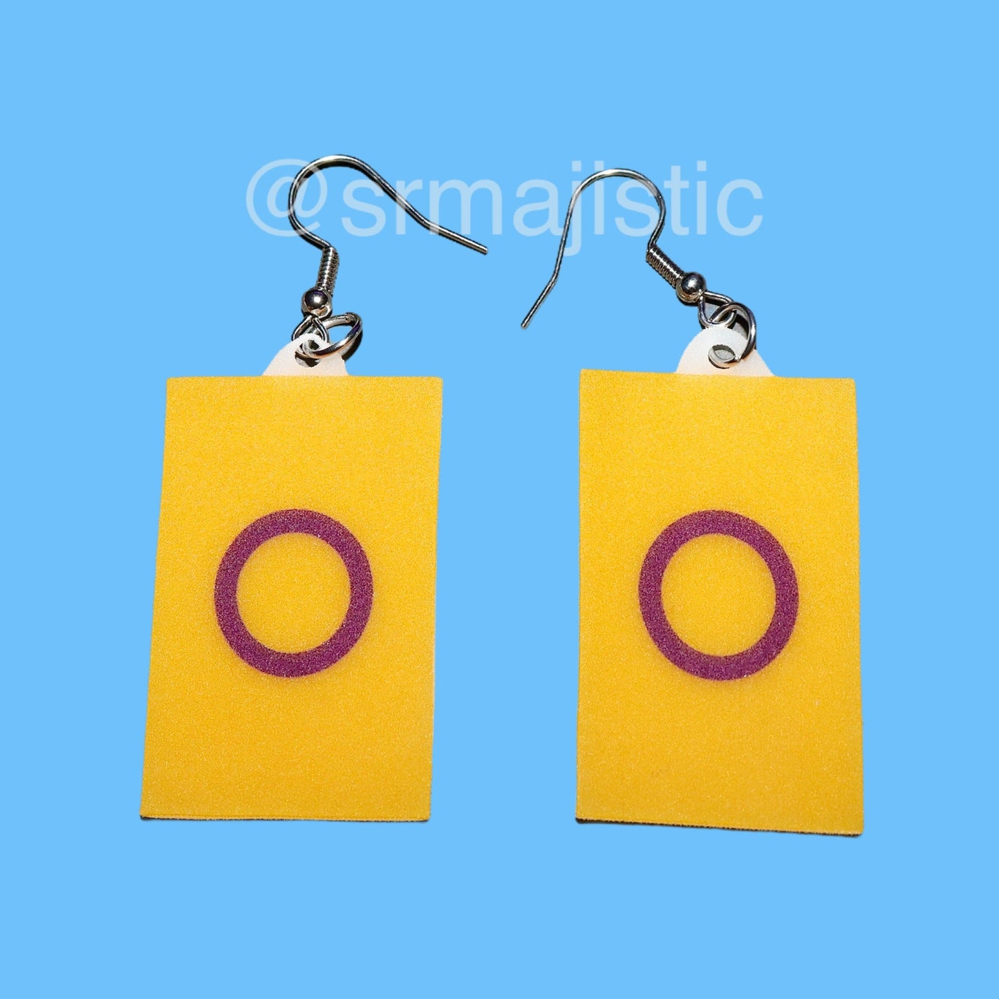 (READY TO SHIP) PRIDE Flag Cute 2D Handmade Earrings!