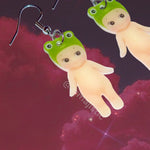 Sonny Angel Frog Cherub Handmade Earrings!
