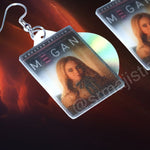 M3gan/Megan (2022) DVD 2D detailed Handmade Earrings!