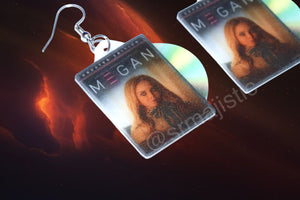 M3gan/Megan (2022) DVD 2D detailed Handmade Earrings!